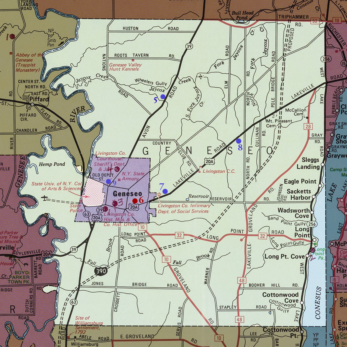 Town of Geneseo Map